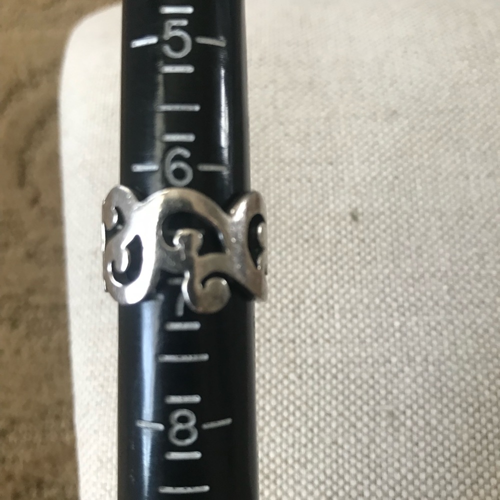 R1200 Silpada Sterling Silver scroll cuff ring, size 7